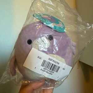 Purple manatee squishmallow- 5 inches